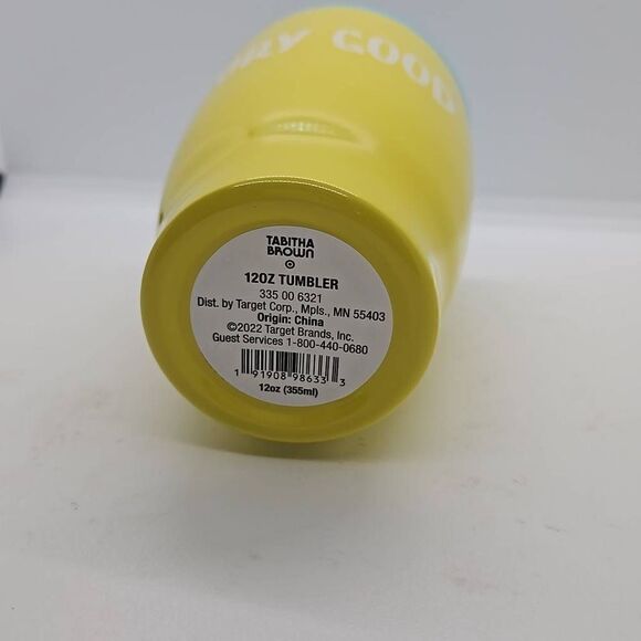 Stainless Steel Wine Tumbler 12 oz Yellow Tabitha Brown for Target - Picture 3 of 6